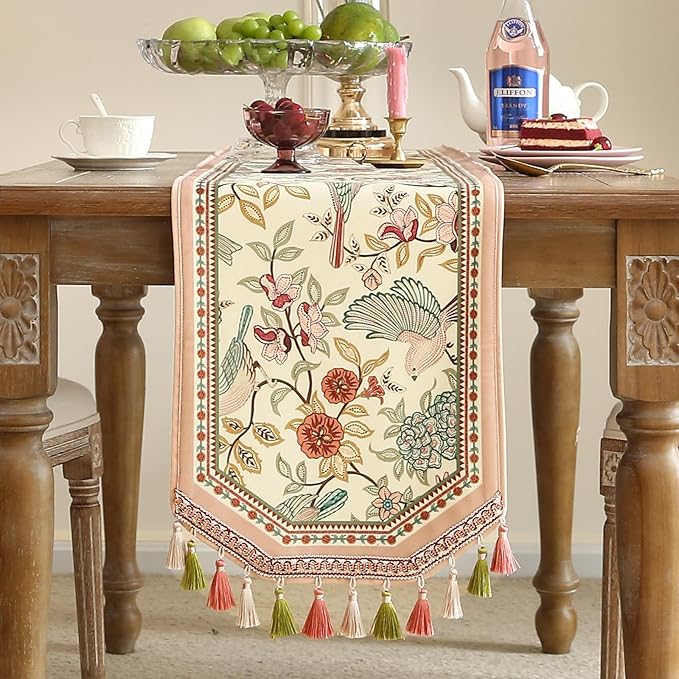 patdrea Velvet French Table Runner Farmhouse - Image 5