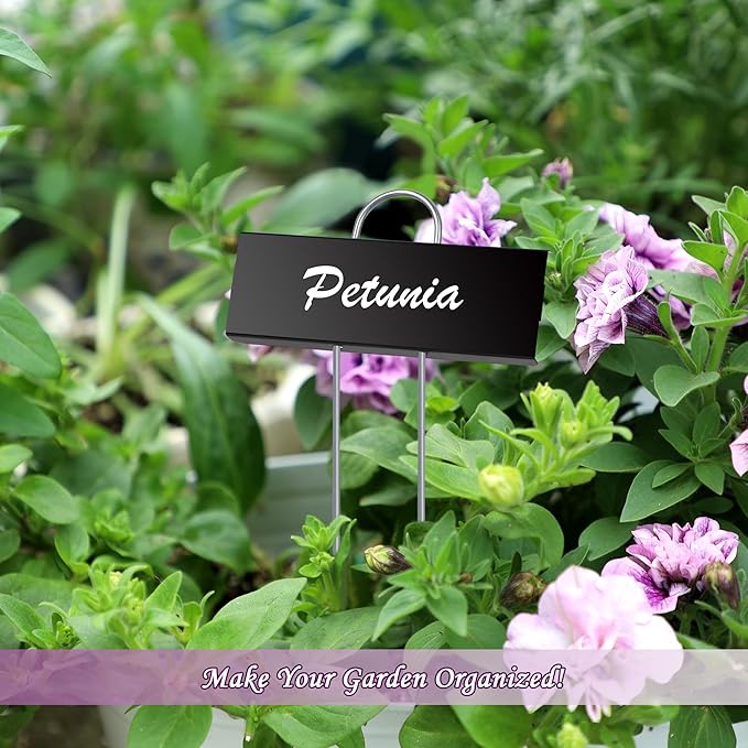 FORUP Metal Plant Labels, 30 Pack Garden Label Markers, Weatherproof Garden - Image 6