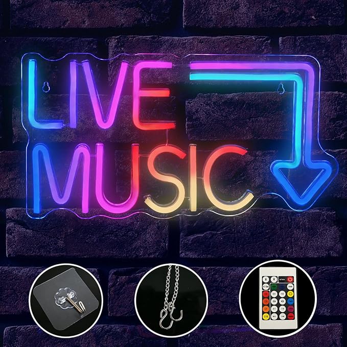 RGB Dynamic Music Neon Sign Dimmable - Image 3