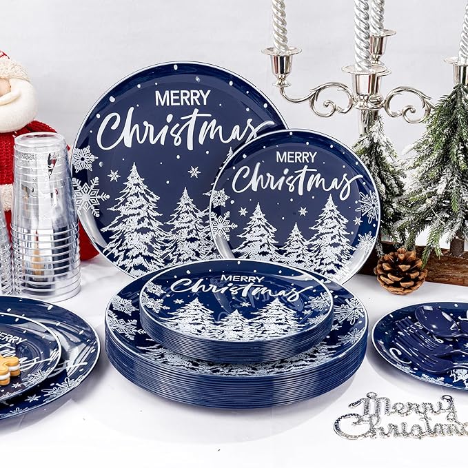 Supernal 150pcs Christmas Dinnerware Set - Image 3