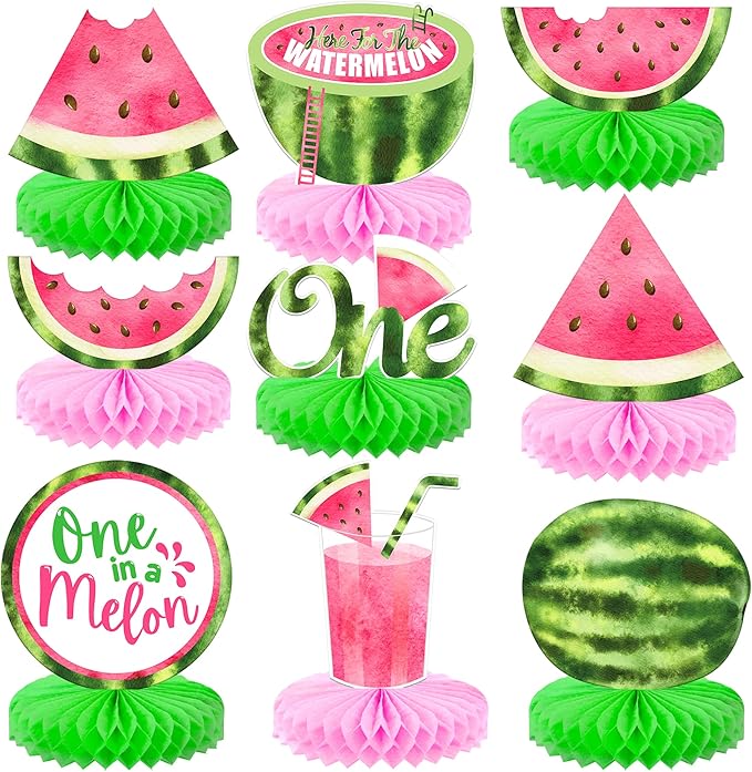 KatchOn, One In A Melon Centerpieces – Pack of 9 | One in a Melon Party by KatchOn