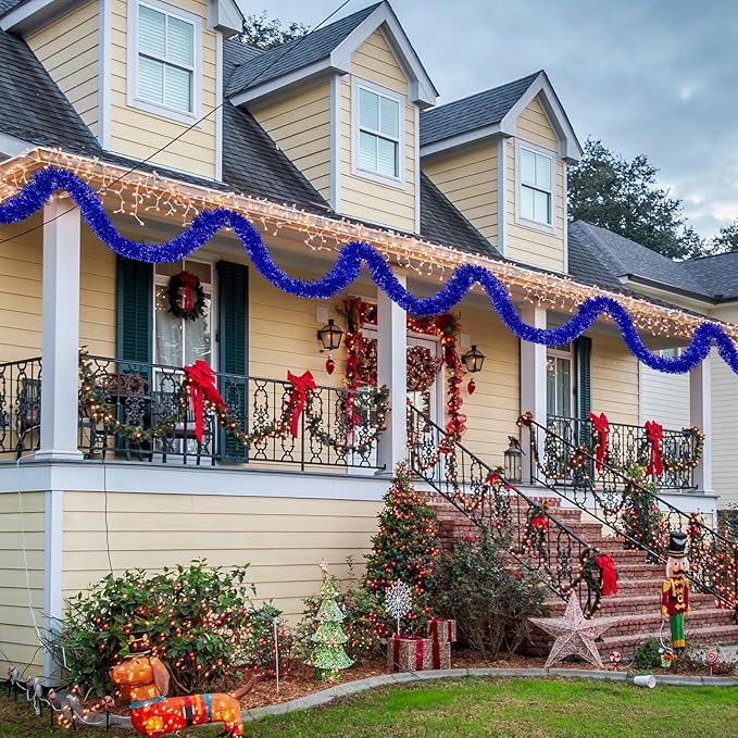 25 Feet Metallic Twist Tinsel Garland Backdrop - Image 7