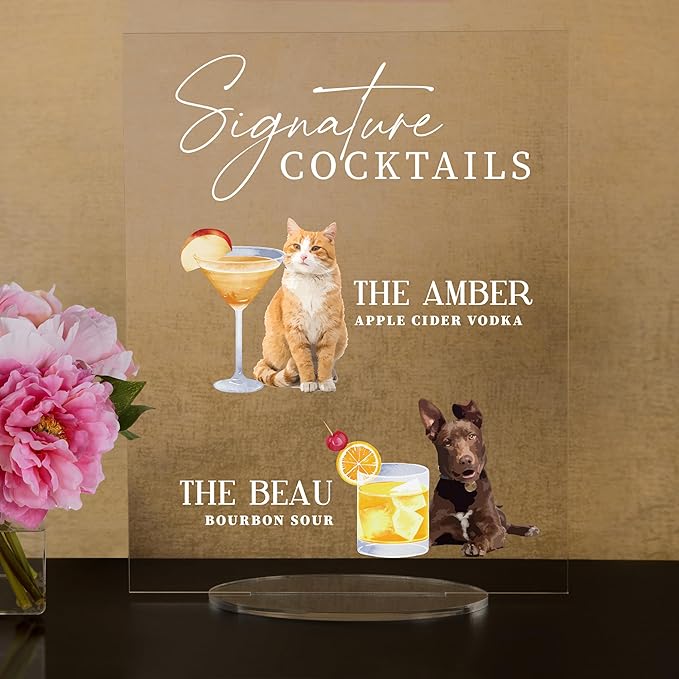 Pet Signature Drink Wedding Signs - Image 2