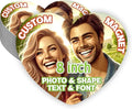 KETABAO – 8" Create Your Own Heart Photo Magnet – Customized Magnetic Photo by KETABAOMotorcycleParts