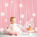 ShinyBeauty Sequin Backdrop 8ftx10ft Baby Pink Sequins Fabric Drapes Sparkle by ShinyBeauty