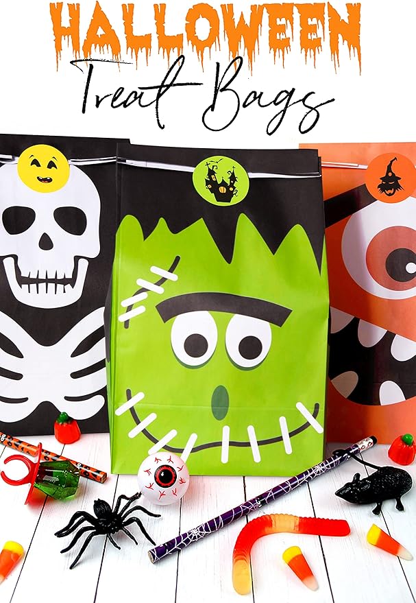 90PCS Halloween Treat Bags Party Favors - Image 5