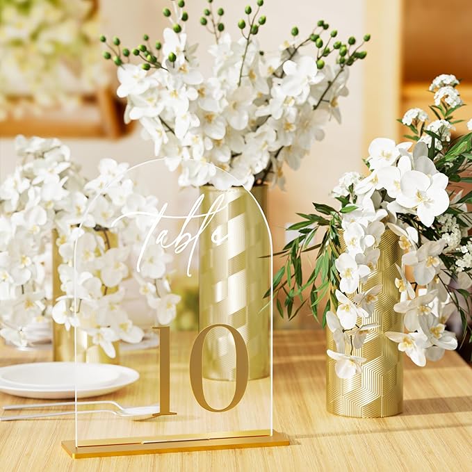 Arch Wedding Table Numbers 1-10 - Image 3
