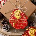 36 Pcs Christmas Gift Tag with String 3D Santa Gift Tag Gold Foil Present from by Resurhang