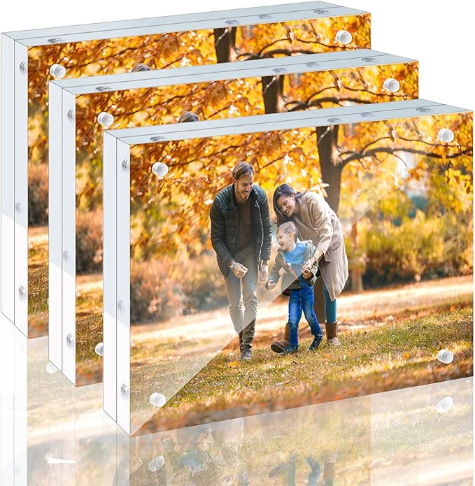 3 Pack 6x8 Acrylic Picture Frames by AdeptusMechanicus