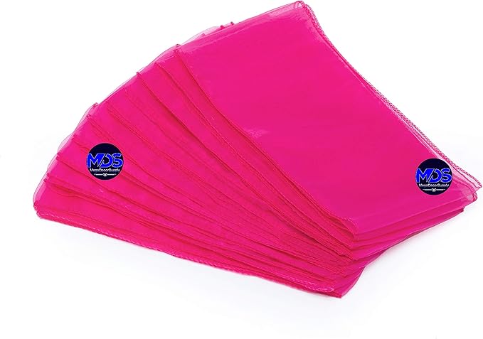 MDS Pack of 75 PCS Organza Chair Sashes Wider Dining Chair Bows Ribbon Tie Back - Image 6