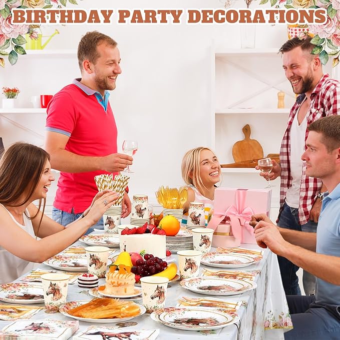452 Pcs Horse Birthday Decorations - Image 5