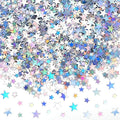 MARFOREVER Holographic Star Confetti, Glitter Star Confetti Birthday Star by MARFOREVER