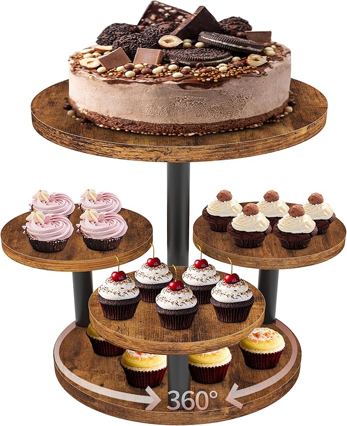 Cupcake Stand, Rotatable Cupcake Stand by Unknown