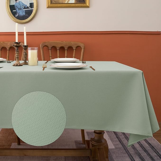 Fitable Textured Table Cloth for Rectangle, 2 Pack - Image 3