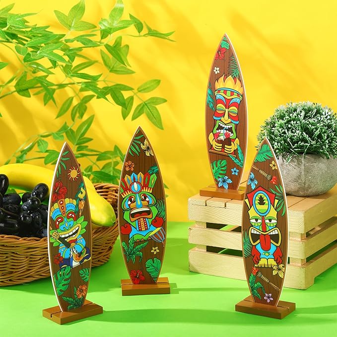 Blulu 4 Pcs Surfboard Decorations - Image 3