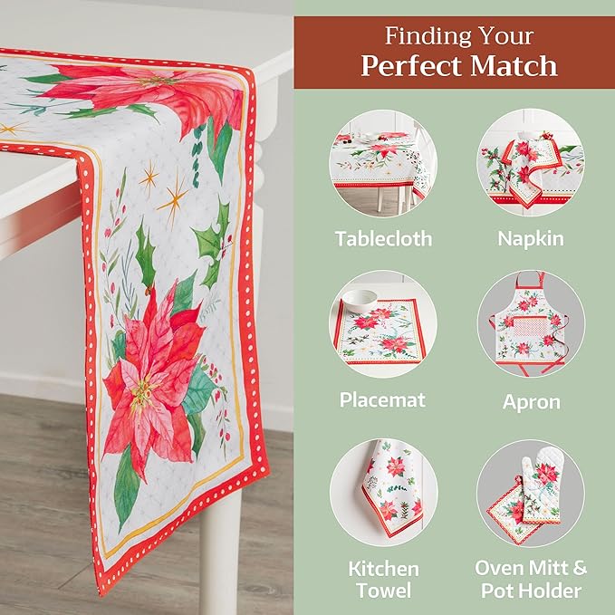 Maison d' Hermine Table Runner 100% Cotton Double Layer Table Runners 72 inches - Image 6