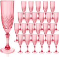 Plastic Champagne Flutes, for Weddings Bachelor Parties Toasting and Events by LEYIQUCHAMPAGNEWINEGLASSES