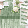 6-Pack Sage Green Cheesecloth Table Runners – 10FT Boho Rustic Gauze Fabric by Unknown