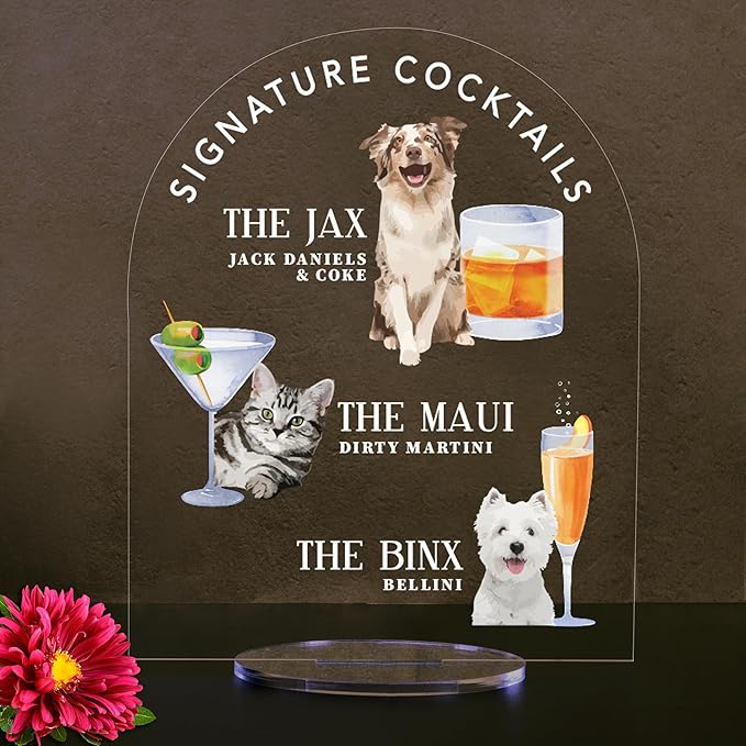 Pet Signature Drink Wedding Signs - Image 2