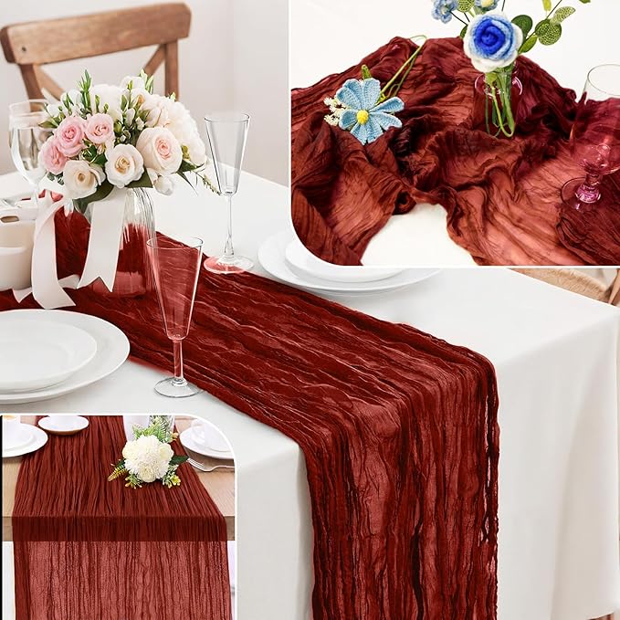 Cheesecloth Table Runner 10FT - Image 8