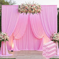 30ftx10ft Pink Backdrop Curtains by CO-AVE