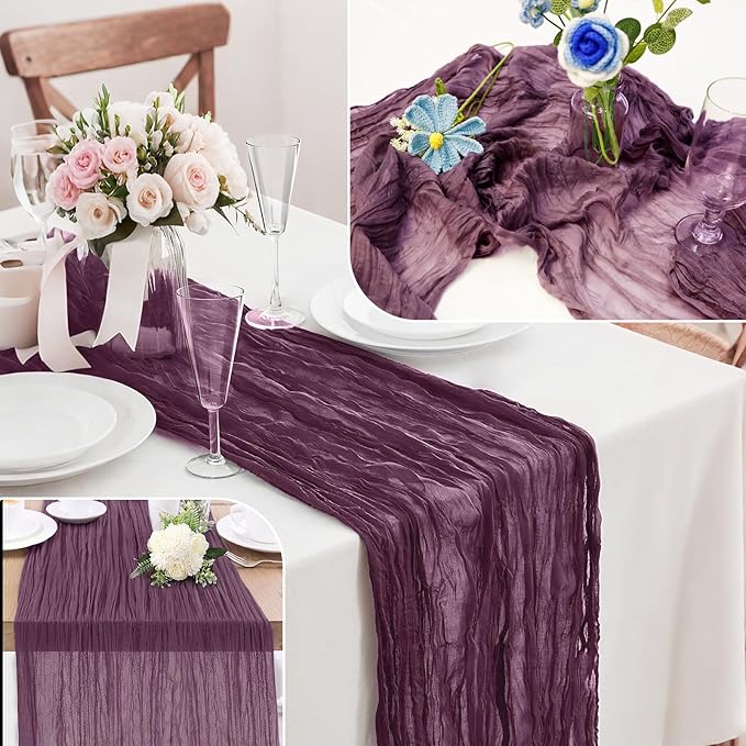 Cheesecloth Table Runner 10FT - Image 7