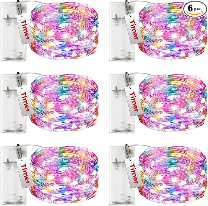 btfarm 6 Pack Fairy Lights Battery Operated by btfarmdecorativelighting