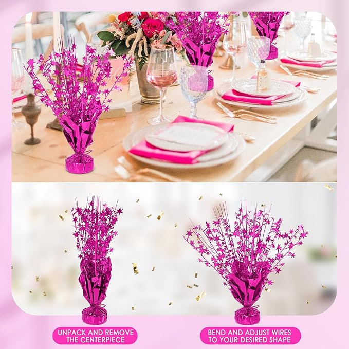 6 Pack Star Table Centerpieces for Party, Birthday Table Decorations for Kids - Image 2