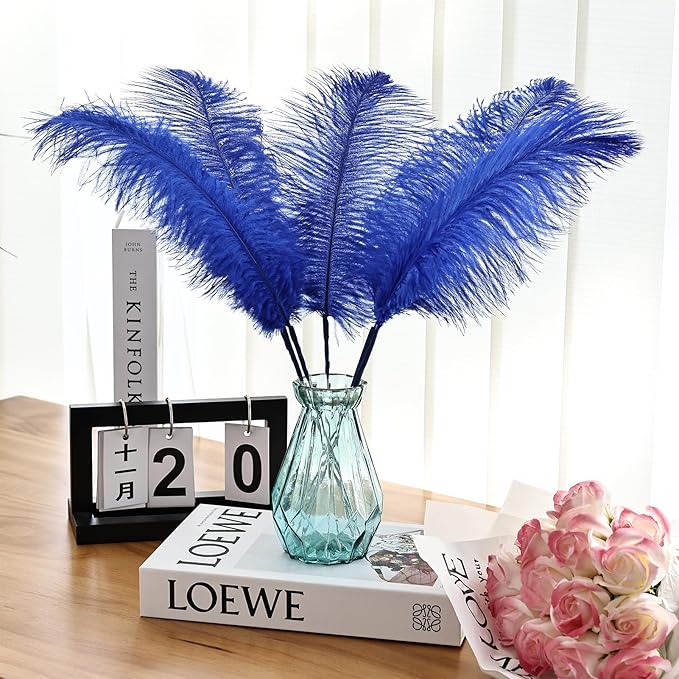 Bulk Royal Blue Ostrich Feathers - Image 7