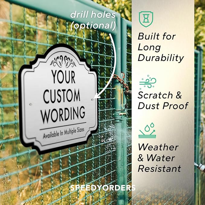 Custom Decorative Aluminum Signs - Image 6