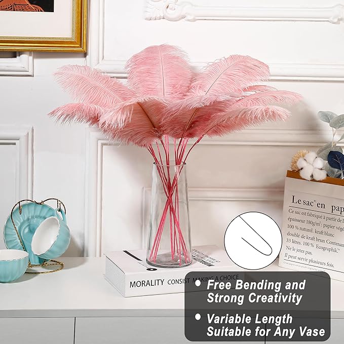 Holmgren Pink Craft Ostrich Feathers - Image 2