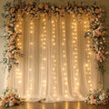 10x10ft Champagne Tulle Backdrop Curtain by Unknown