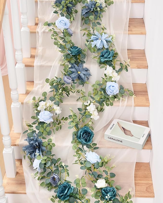 Waipfaru 6.07Ft Artificial Eucalyptus Garland - Image 4
