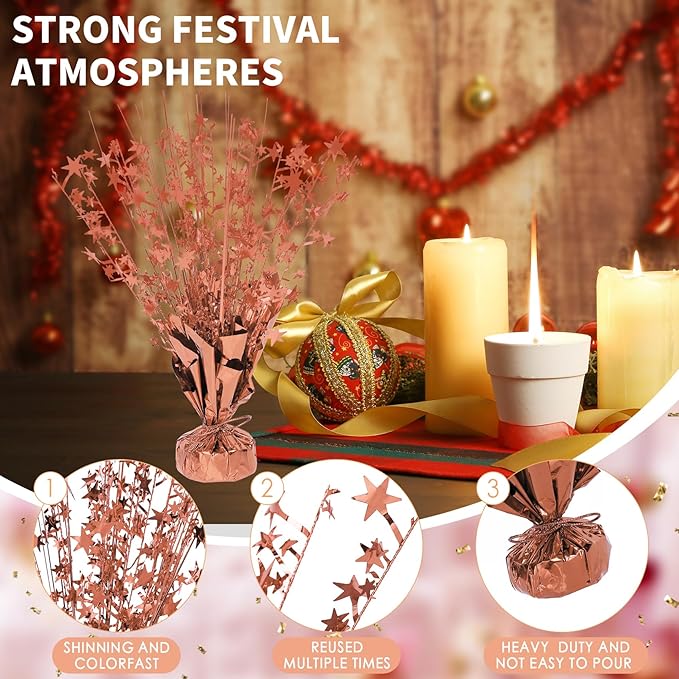 6 Pack Star Table Centerpieces for Party, Birthday Table Decorations for Kids - Image 3