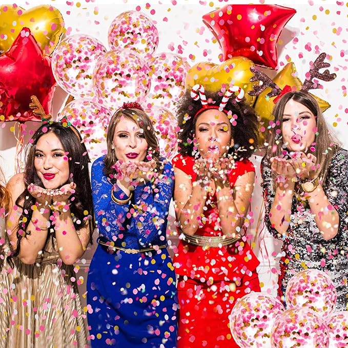RYKOMO 10000 Pieces 1 Inch Round Tissue Paper Table Confetti Dots 3.5oz - Image 6