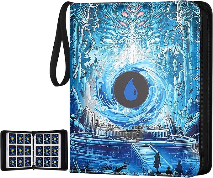 Card Binder for MTG Cards, Premium 9 Pocket Card Binder for Trading Cards by GERMUN