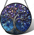 Stained Glass Window Hanging, and Mom 11.8x11.8 in by DASTOLL