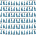 6P Light Blue Foil Fringe Metallic Tassel Streamers Banner Tassel Garland by HYSILLA
