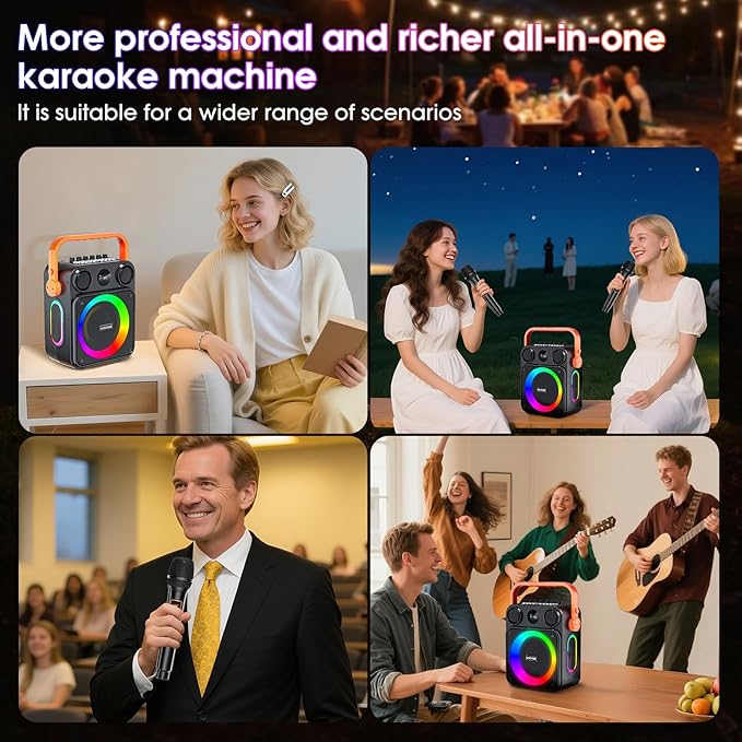 Karaoke Machine for Adults, Portable Karaoke Speaker - Image 7