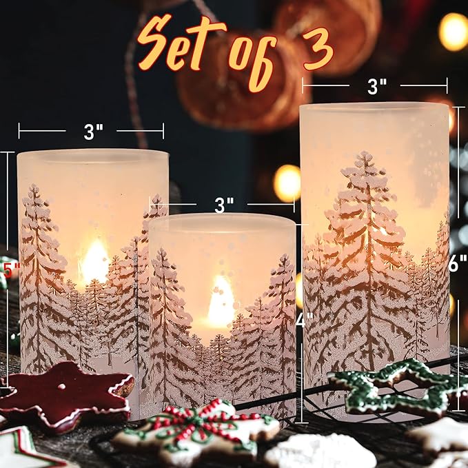 Silverstro Christmas Tree Flameless Candles - Image 2