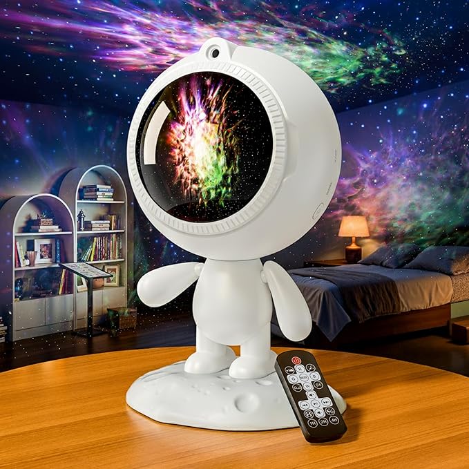 AIRIVO Dreamers Star Projector, Astronaut Galaxy Projector Bluetooth Speaker by AIRIVO