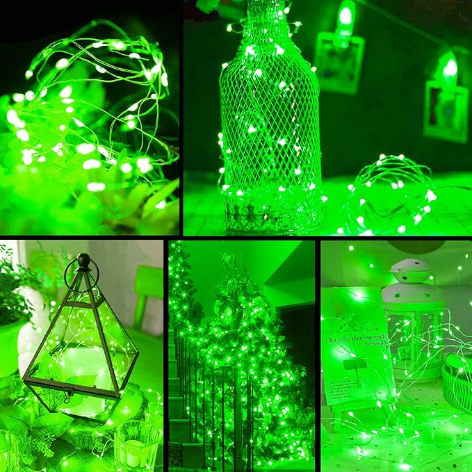 ZGWJ 100 Pack Fairy Lights Battery Operated, 7ft 20 Mini LED Fairy String - Image 6