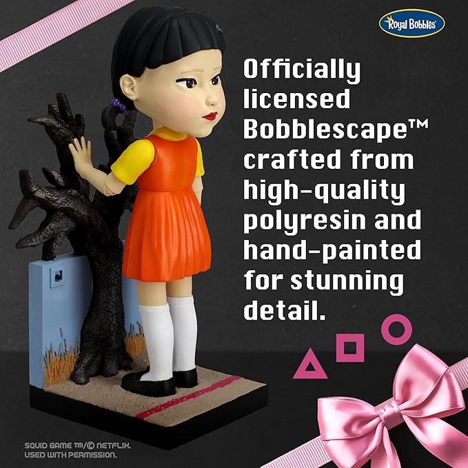 Royal Bobbles Squid Game Young Hee Doll Collectible Bobblehead Statue - Image 2