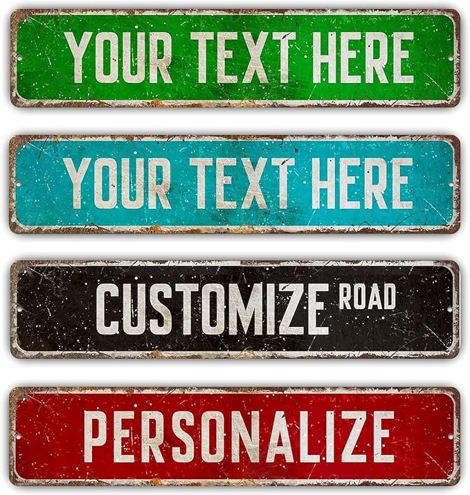 Custom Signs Outdoor Metal, Personalized Street Sign - Image 2