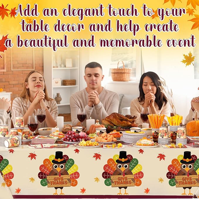 452 Pcs Turkey Thanksgiving Party Supplies - Image 5