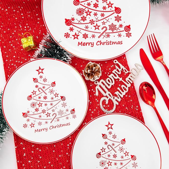 Supernal 150pcs Christmas Dinnerware - Image 6