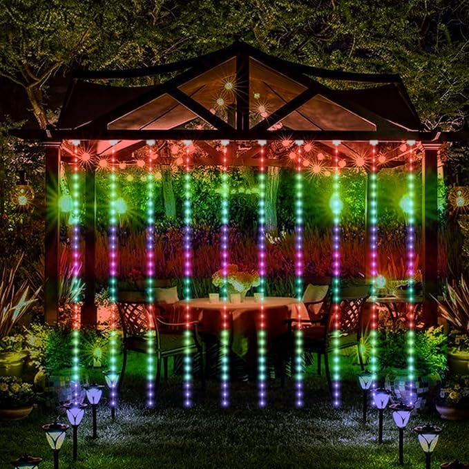 KPORE Smart Fairy Curtain Lights – 300 LED Color-Changing String - Image 7