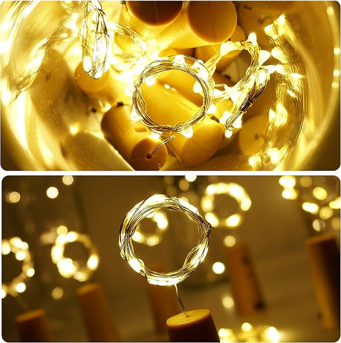 Bottle Lights 12 Pack 20 LEDs Cork Lights - Image 2