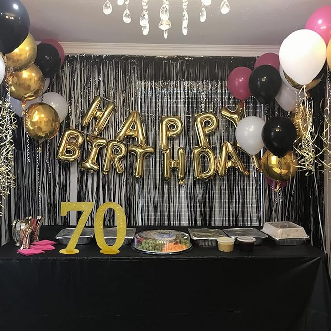 TONIFUL 11.8 Inch Gold Glitter Numbers Table Centerpieces 0-9 Birthday Party - Image 5