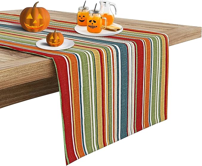 Ruvanti 100% Cotton Table Runner 48 Inches Long, Stain Resistant, Washable & - Image 8